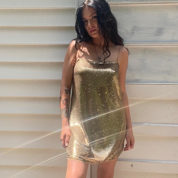 Free People | Dresses | Free People Full Body Micro Gold Sequin Adjustable Strap Lined Mini Dress | Poshmark Free People | Dresses | Free People Full Body Micro Gold Sequin Adjustable Strap Lined Mini Dress | Poshmark